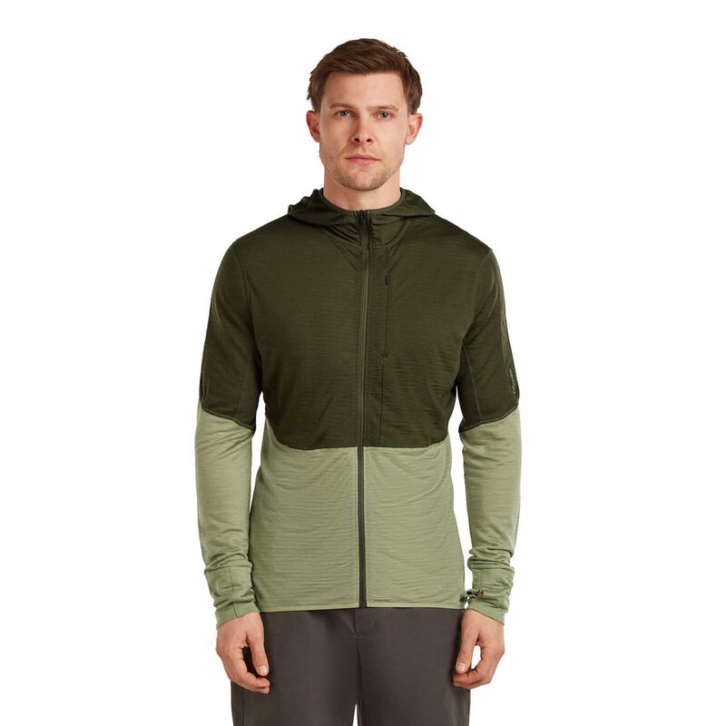 Icebreaker M Merino Blend 200 RealFleece Descender LS Zip Hoodie image number 4